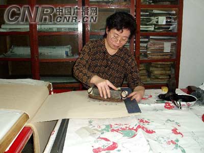 杨柳青年画的套印方法